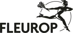 Fleurop logo zwart wit